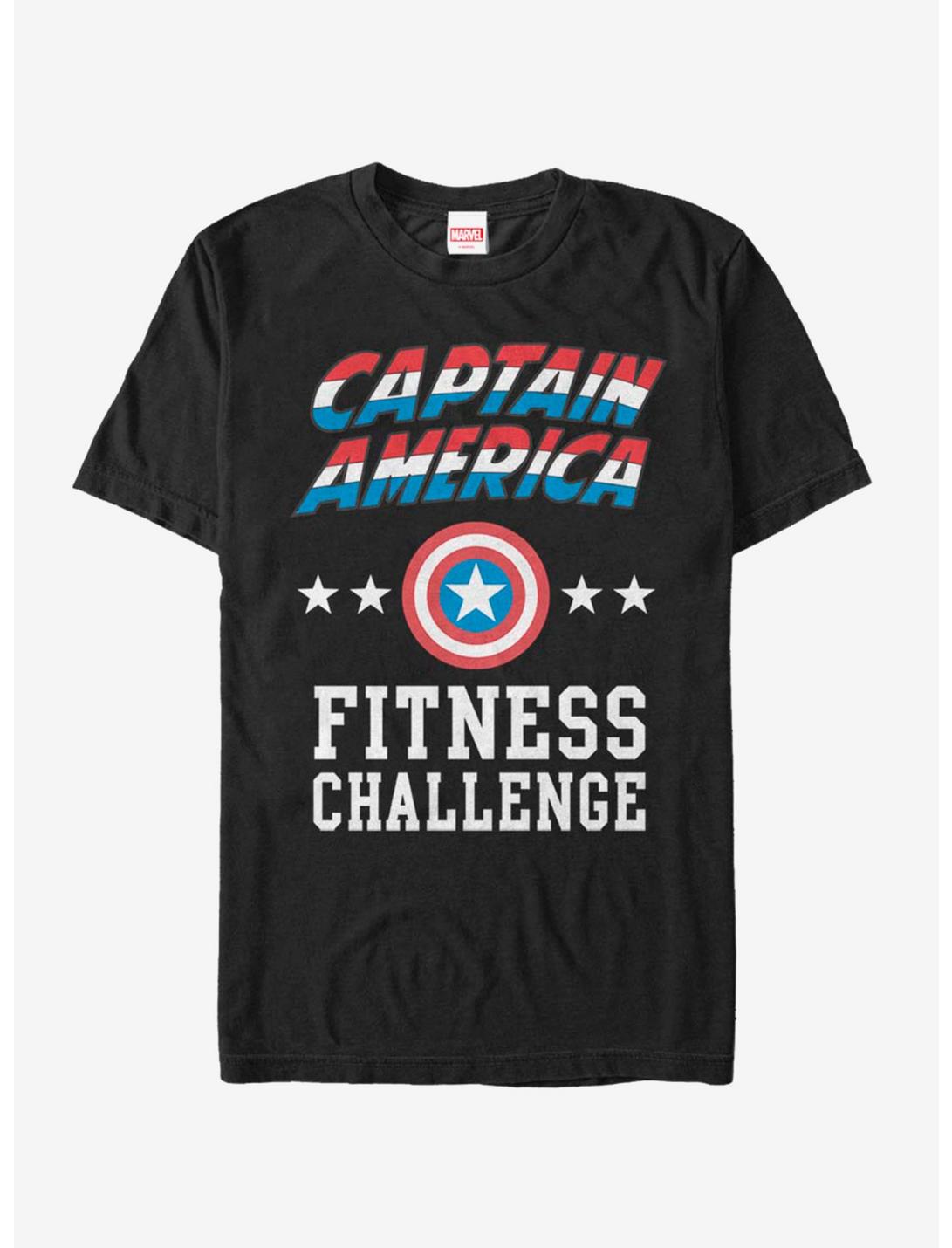 Marvel Challenge Cap T-Shirt, BLACK, hi-res