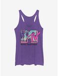 MTV Sunset Womens Tank Top, PUR HTR, hi-res