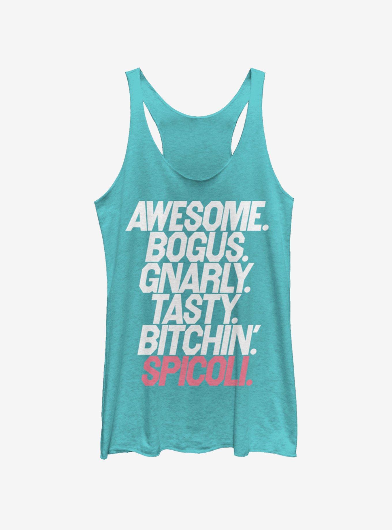 Fast Times At Ridgemont High Gnarly Spicoli Womens Tank Top, TAHI BLUE, hi-res