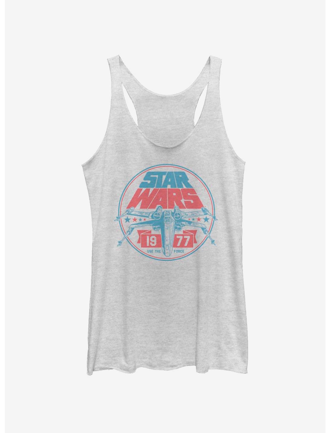 Star Wars Rad Red Five Womens Tank Top, WHITE HTR, hi-res