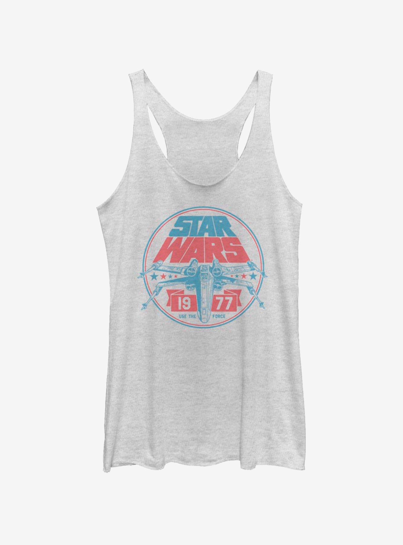 Star Wars Rad Red Five Womens Tank Top, WHITE HTR, hi-res