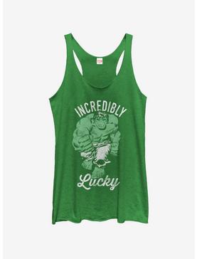 Plus Size Marvel Incredibly Lucky Womens Tank Top, , hi-res