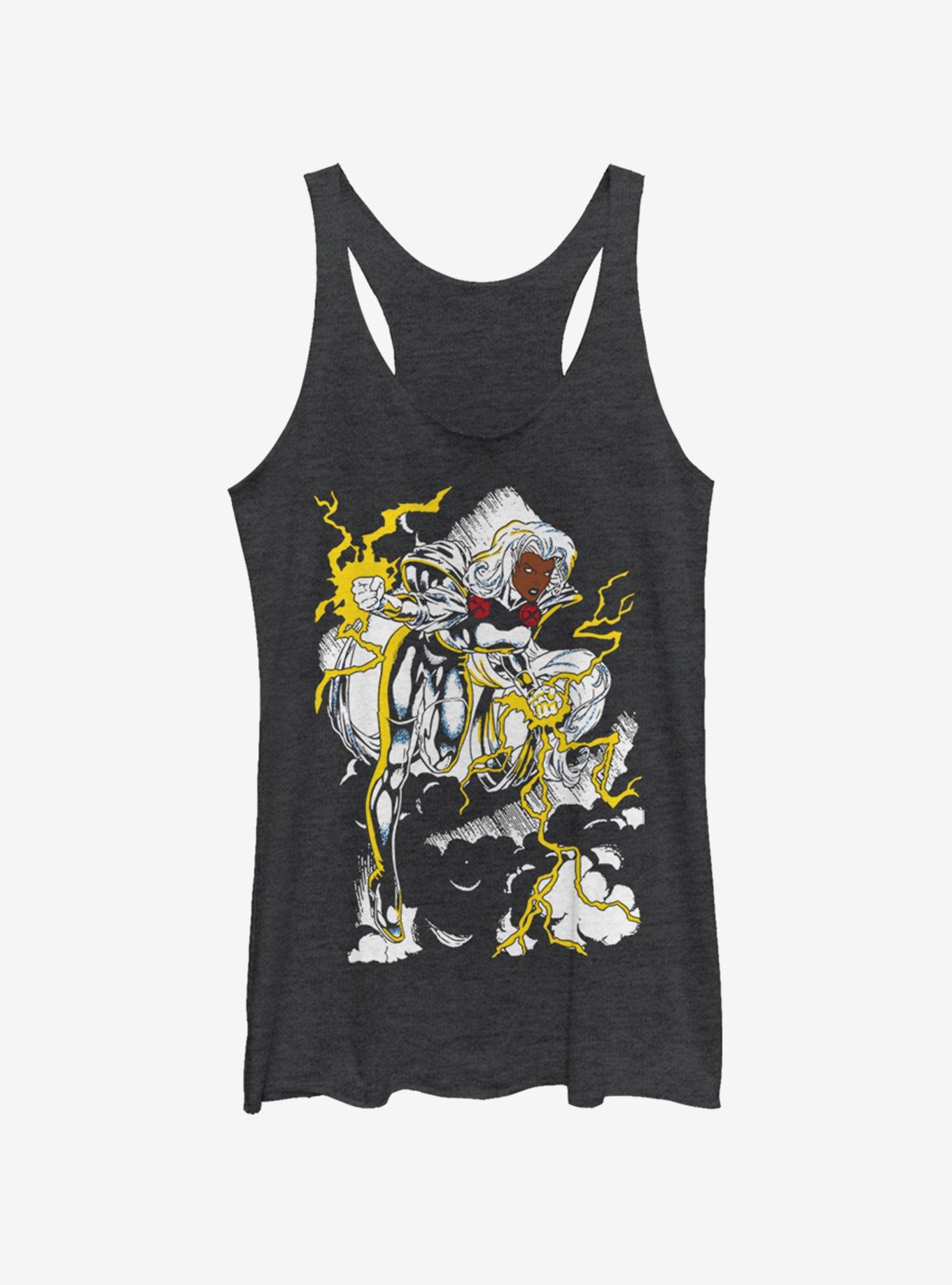 Marvel Stormin Womens Tank Top, BLK HTR, hi-res