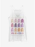 Star Wars R2D2 Candy Womens Tank Top, WHITE HTR, hi-res