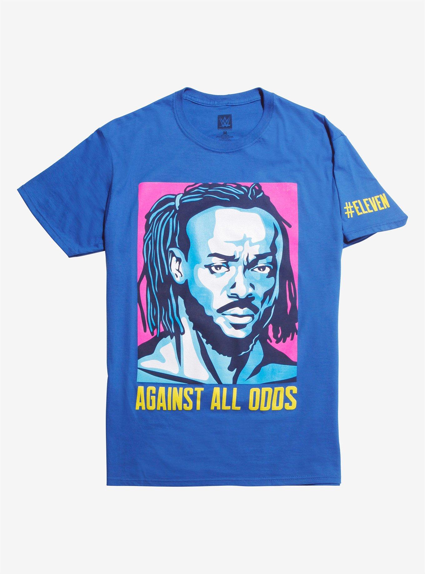 WWE Kofi Kingston 'Against All Odds' Custom Shirt For Mattel Figures. 