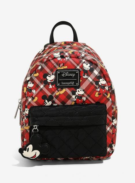 Loungefly Disney Mickey Mouse Plaid Mini Backpack | BoxLunch