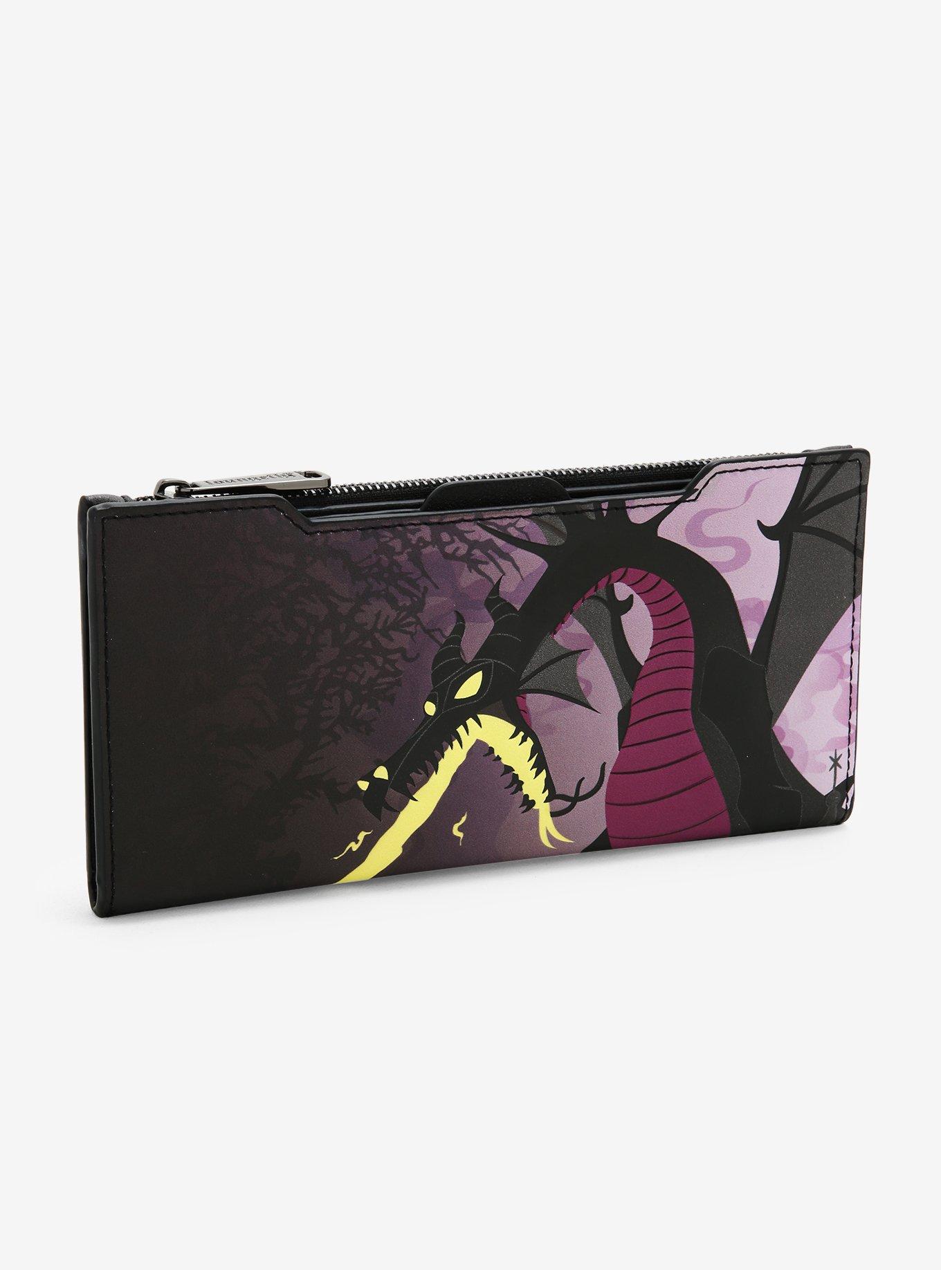  Loungefly Disney Villains Scenes Maleficent Sleeping Beauty Zip  Around Wallet : Clothing, Shoes & Jewelry