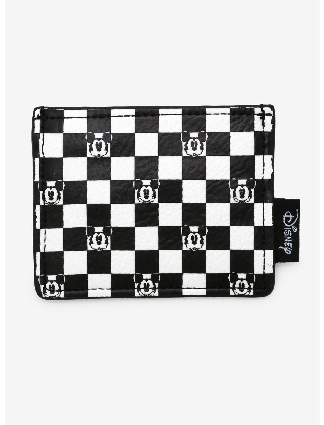 Loungefly Disney Mickey Mouse Checkered Cardholder - BoxLunch Exclusive, , hi-res