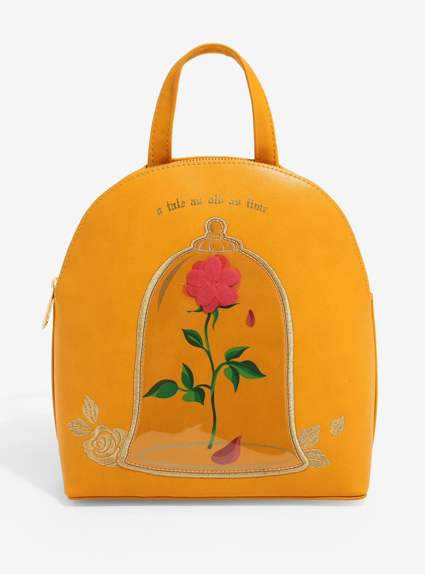 Loungefly Disney Beauty and the Beast Rose Mini Backpack BoxLunch Exclusive BoxLunch