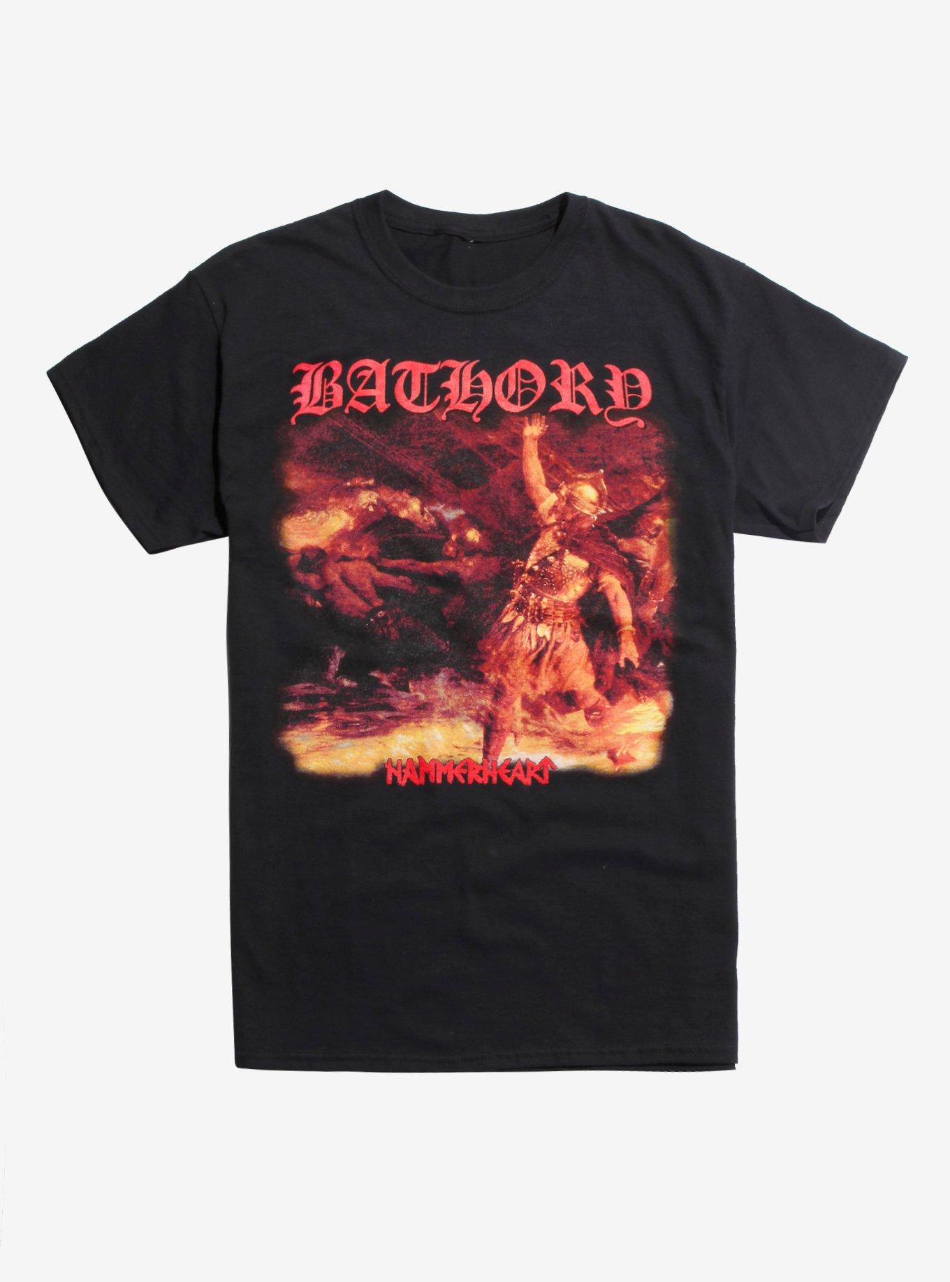 Bathory Hammerheart T-Shirt, BLACK, hi-res