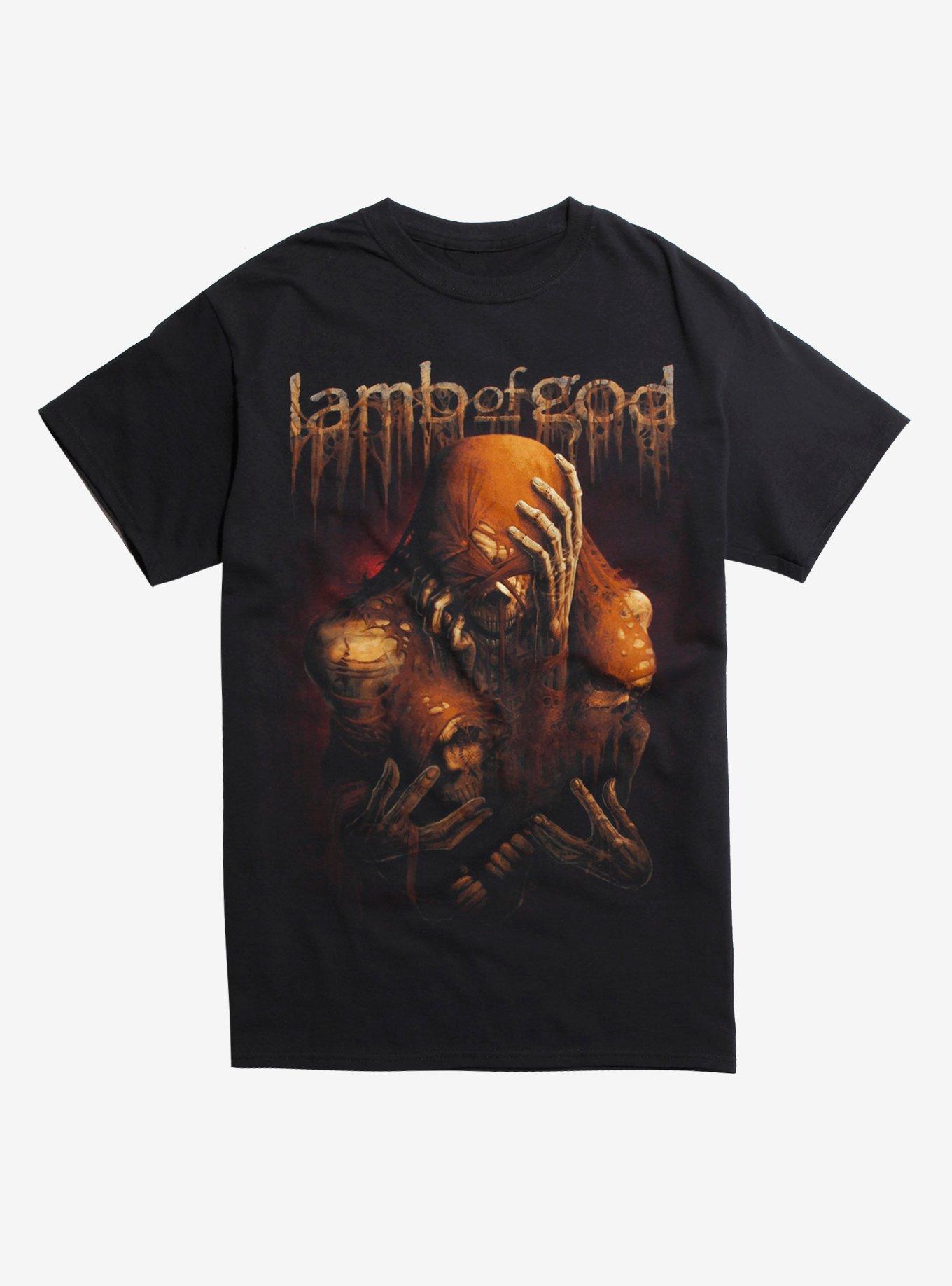 Lamb Of God Mummified Skeletons T-Shirt, BLACK, hi-res