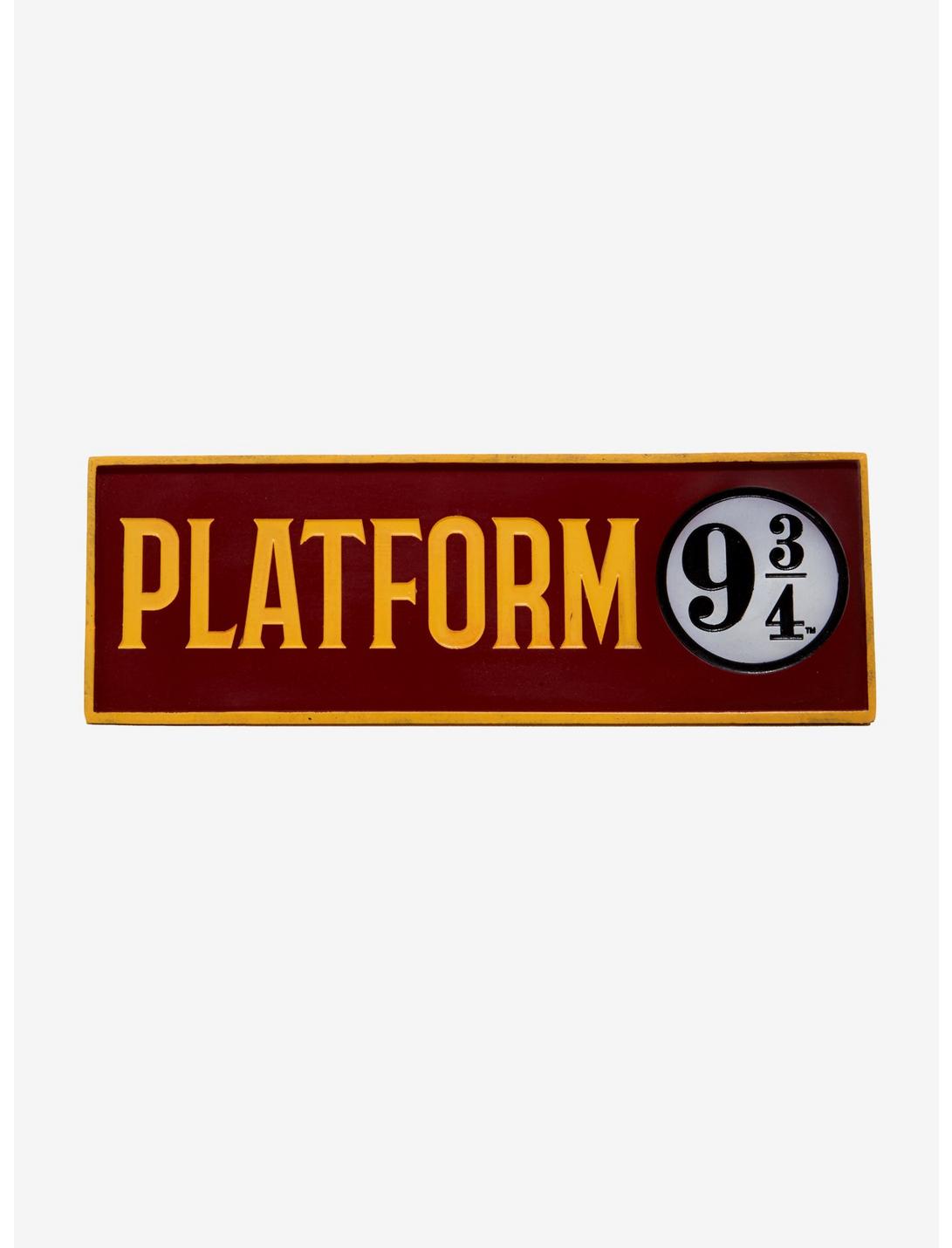 Harry Potter Platform 9 3/4 Resin Desk Sign, , hi-res