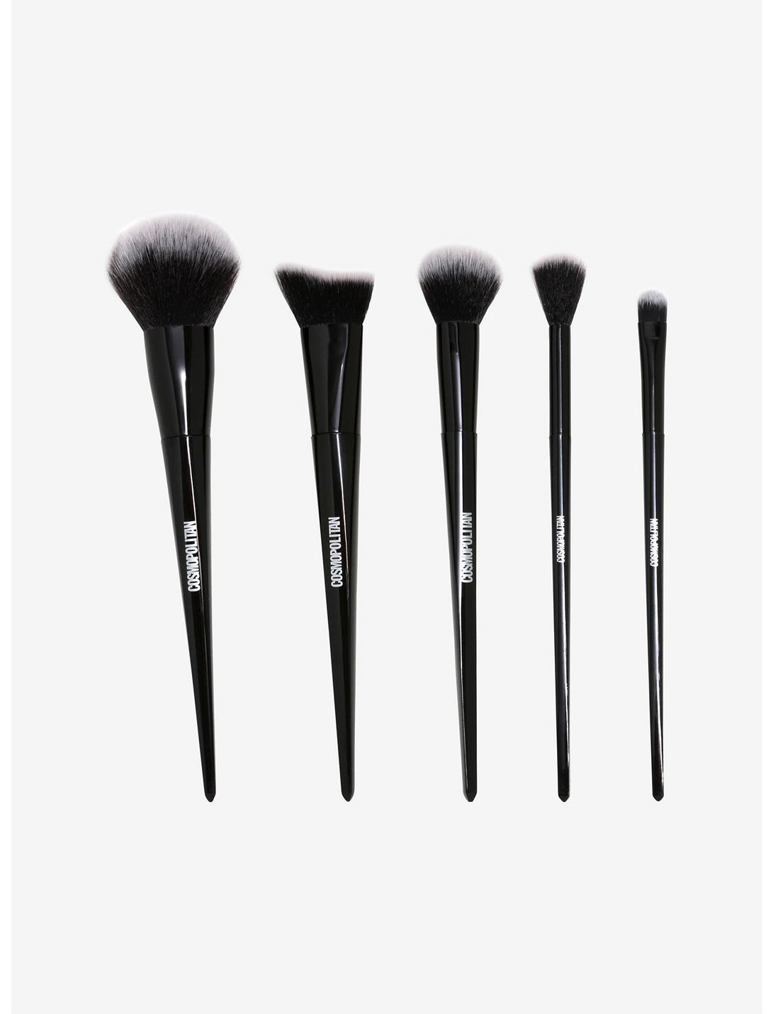 Cosmopolitan Black Makeup Brush Set, , hi-res