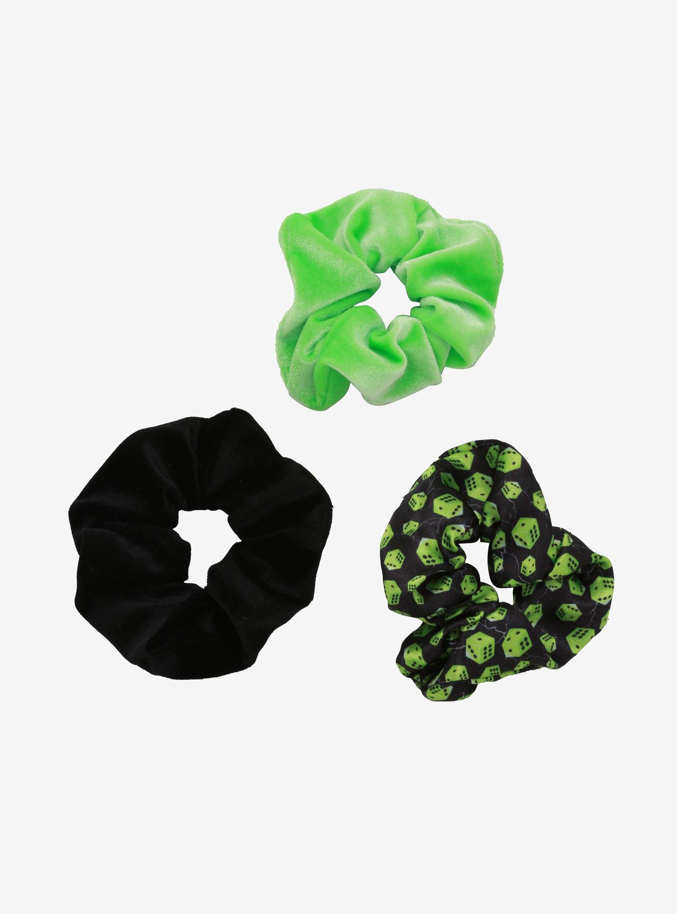 Lime Dice Scrunchie Set, , hi-res