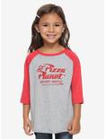 Disney Pixar Toy Story Pizza Planet Toddler Raglan T-Shirt - BoxLunch Exclusive, GREY, hi-res