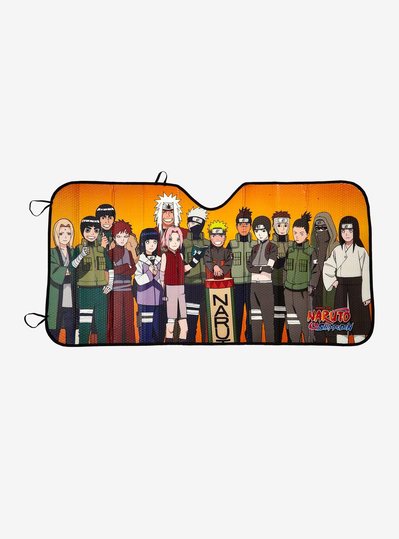 Naruto Shippuden Group Shot Car Sunshade - BoxLunch Exclusive, , hi-res