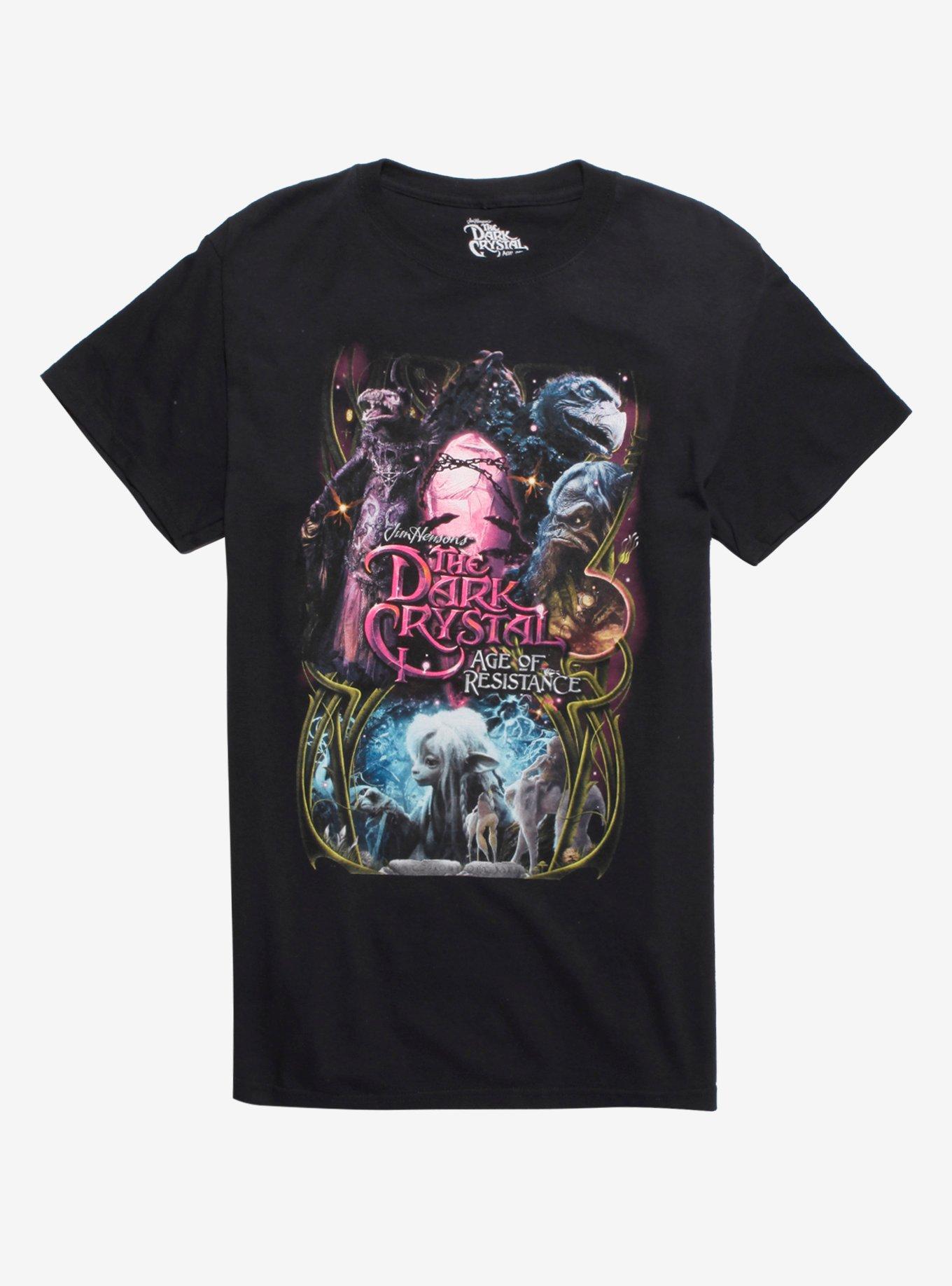 T shirt dark online crystal