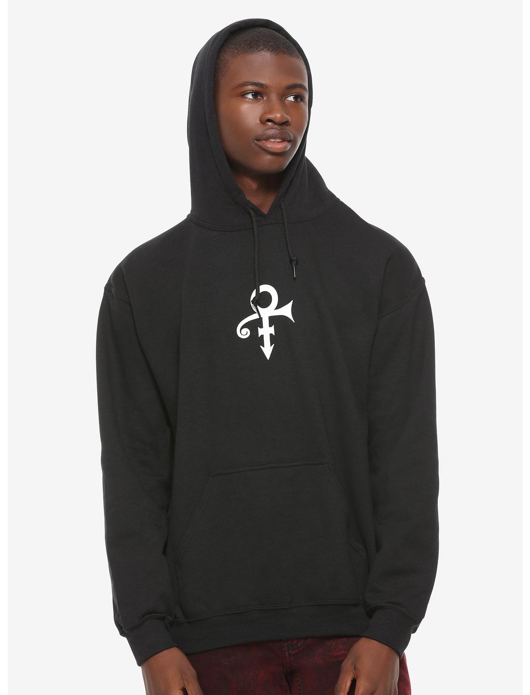 Prince And The Revolution Colorful Logo Hoodie, BLACK, hi-res