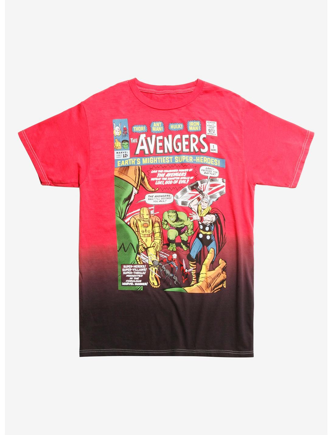Marvel The Avengers Issue 1 Ombre T-Shirt, MULTI, hi-res
