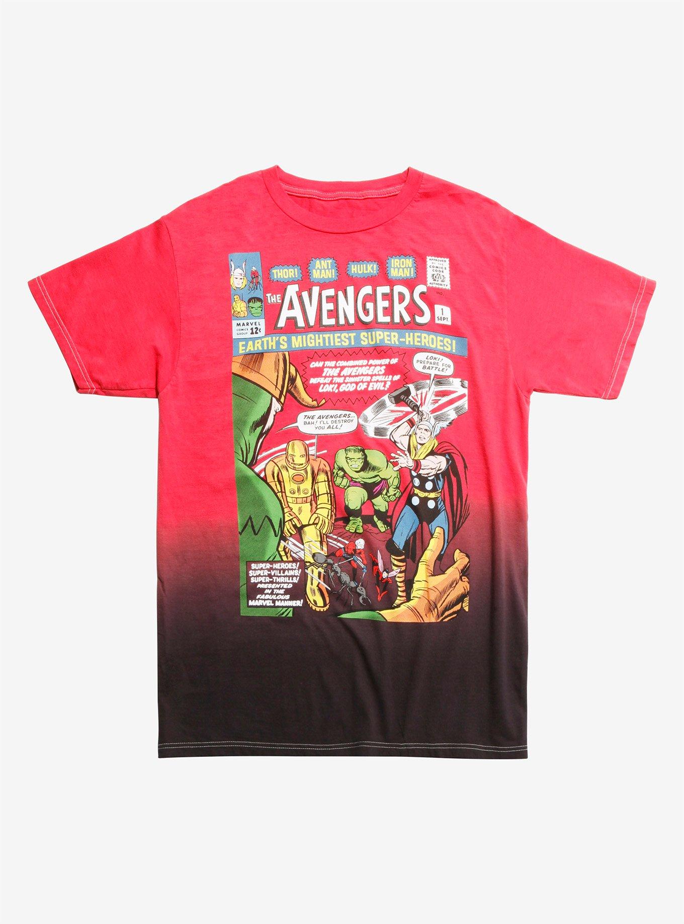 Marvel The Avengers Issue 1 Ombre T-Shirt, MULTI, hi-res