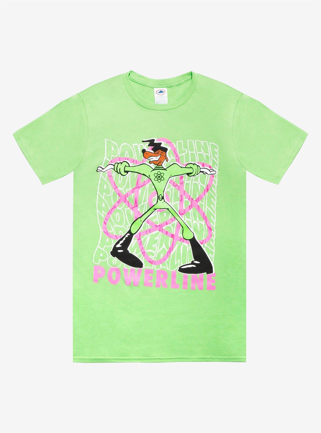 Disney A Goofy Movie Powerline Neon Atom T-Shirt, MULTI, hi-res