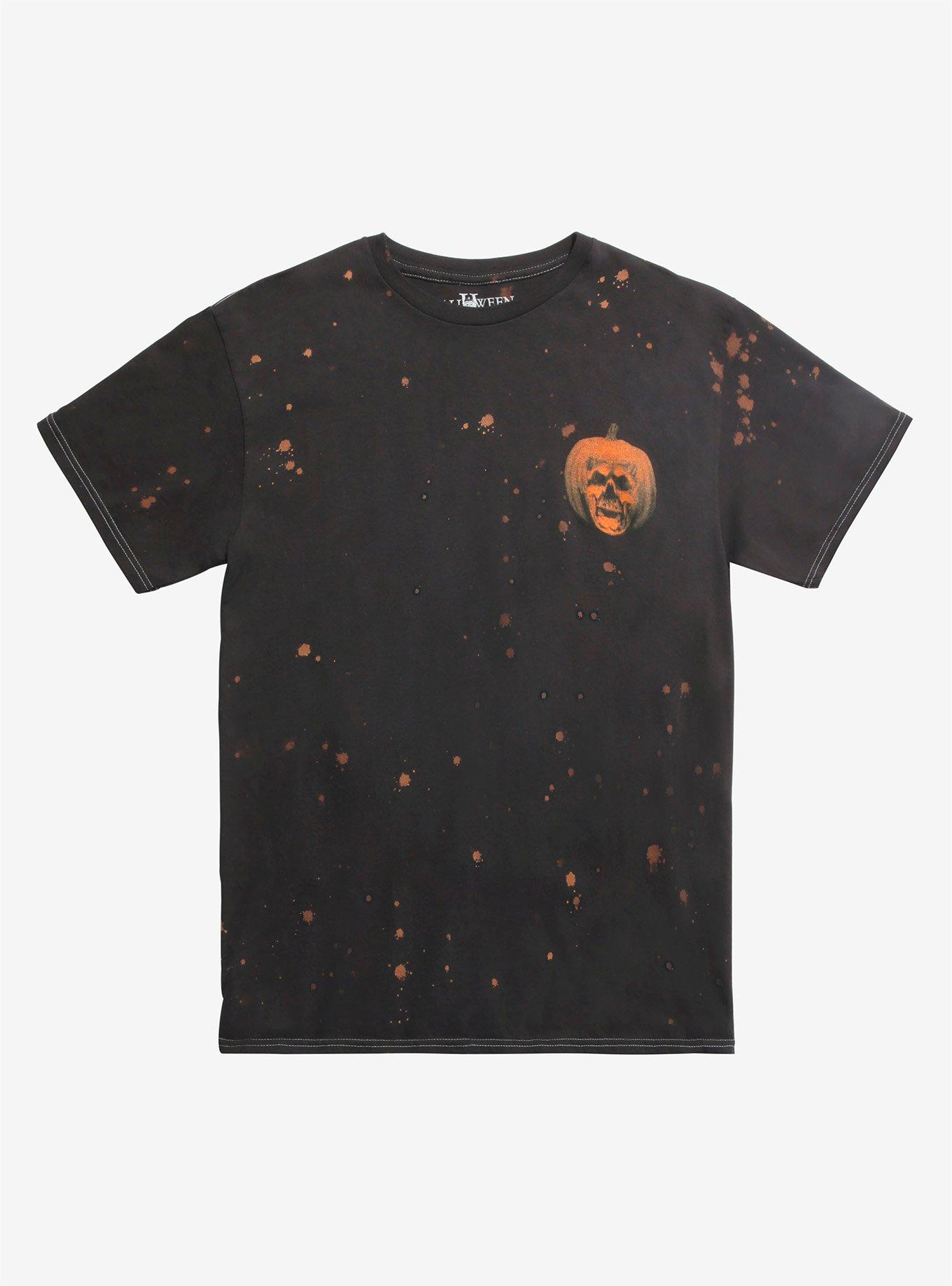 Halloween II Pumpkin Splatter T-Shirt, MULTI, hi-res