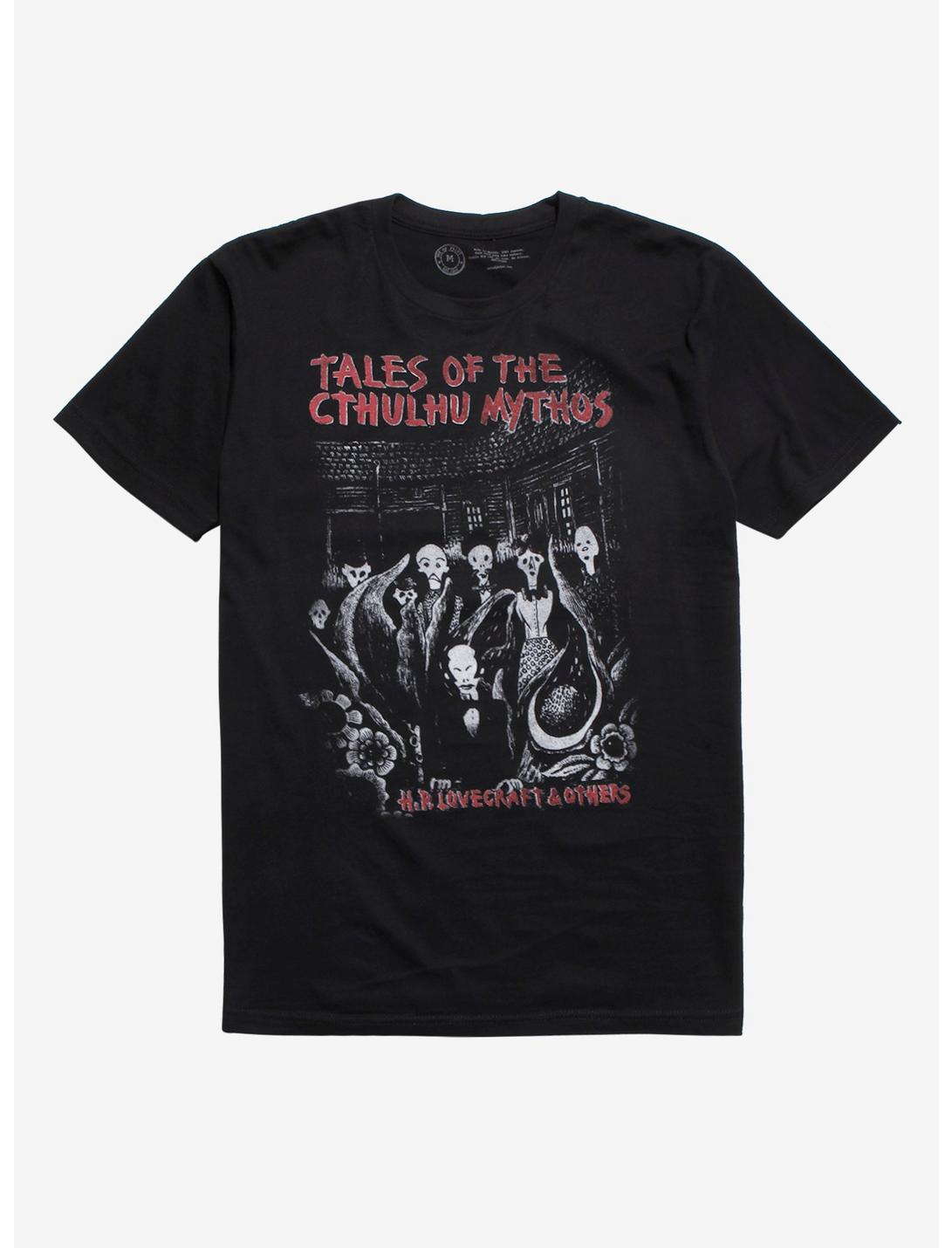 Tales Of The Cthulhu Mythos Book Cover T-Shirt, MULTI, hi-res
