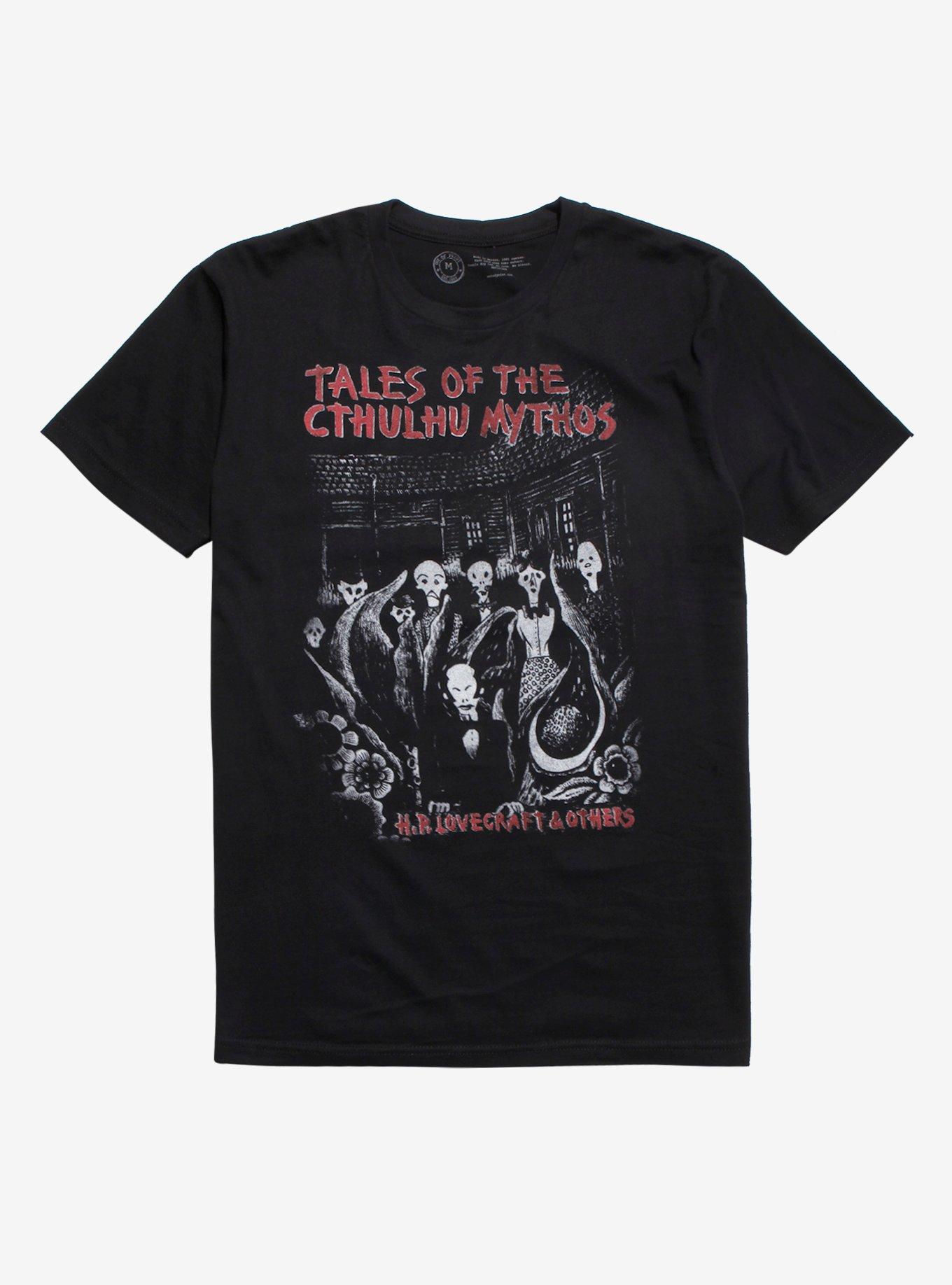 Tales Of The Cthulhu Mythos Book Cover T-Shirt, MULTI, hi-res