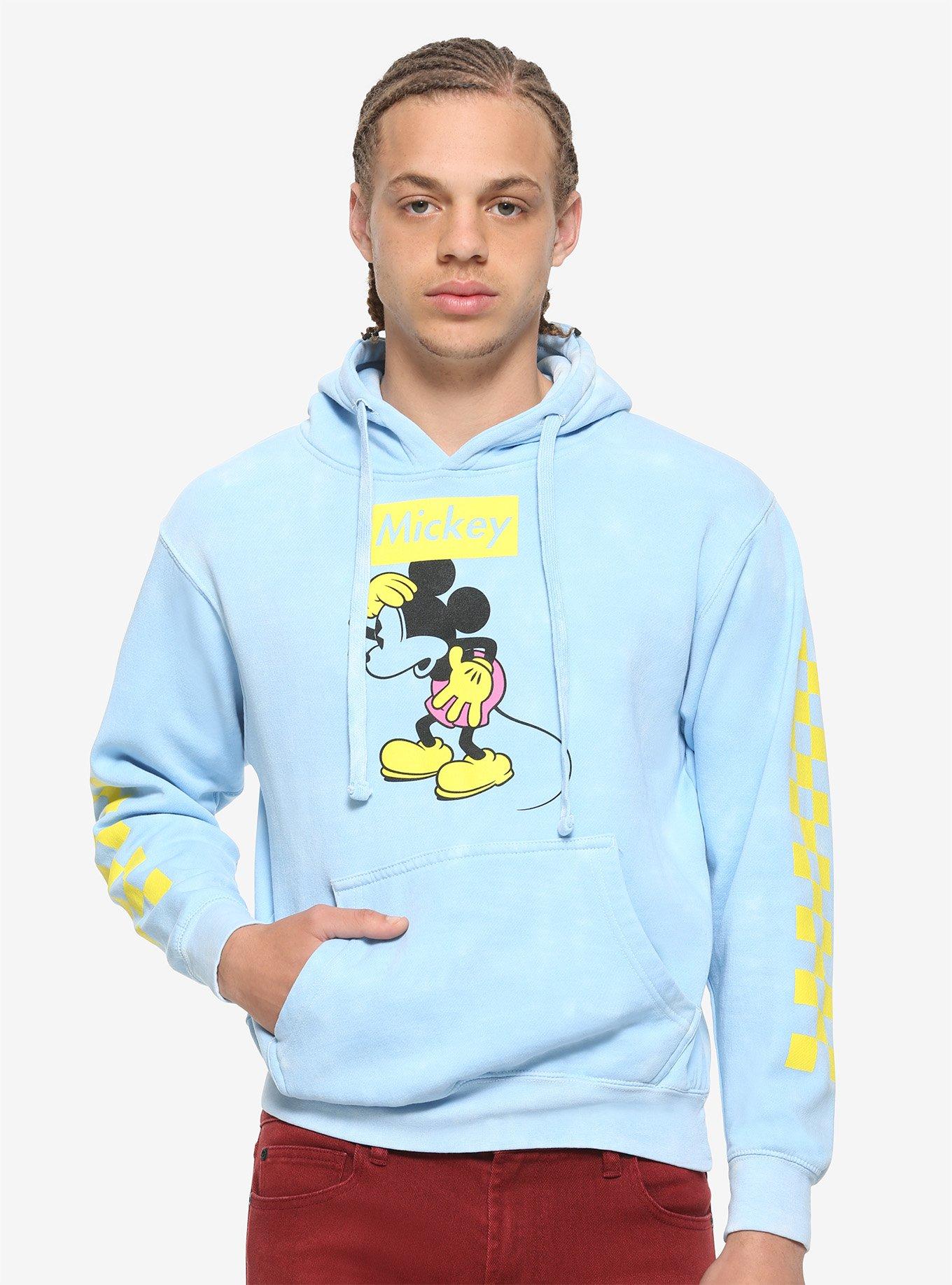 Disney Mickey Mouse Check-Sleeve Hoodie, MULTI, hi-res