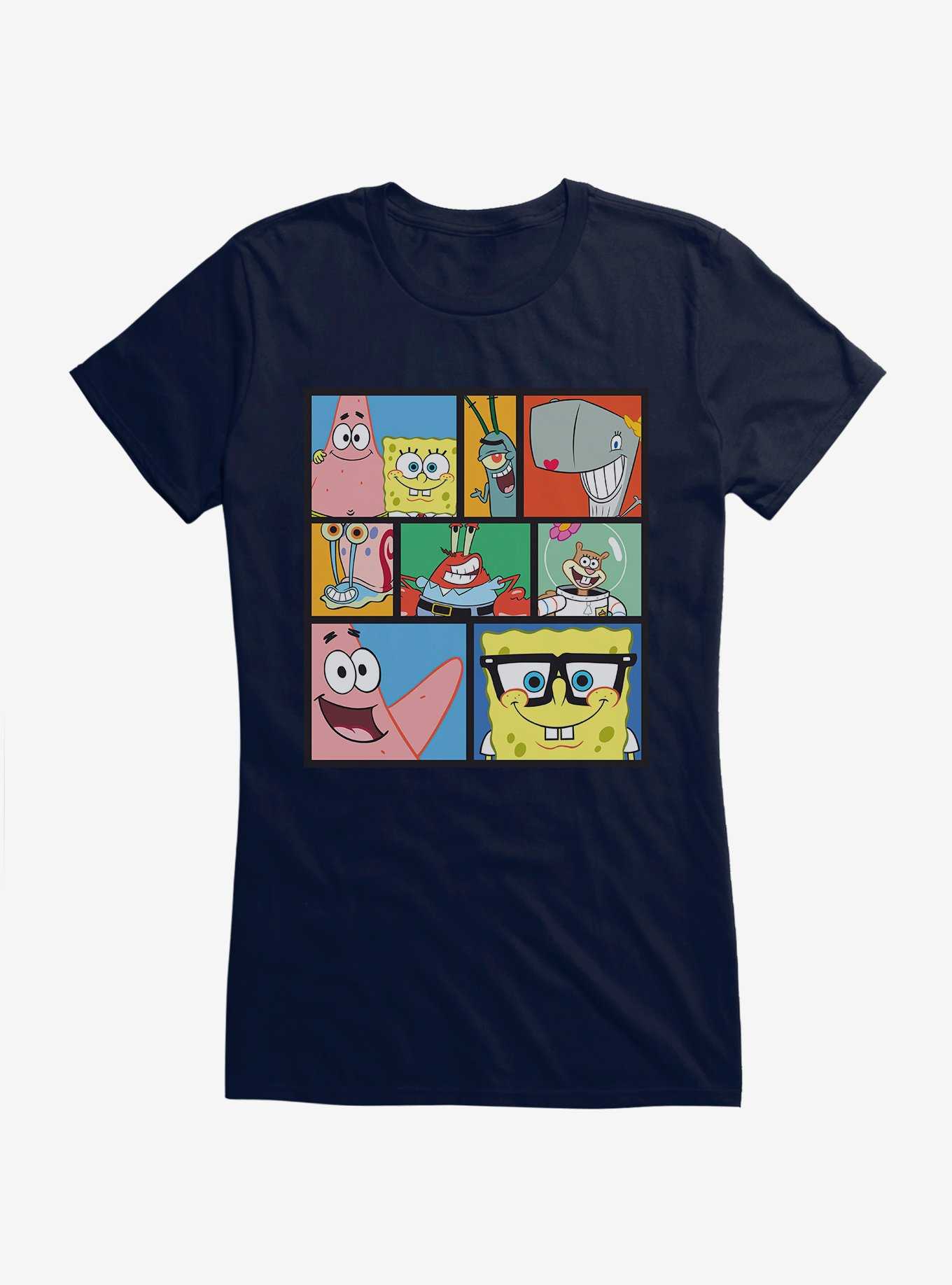 SpongeBob SquarePants Comp Bikini Bottom Friends Girls T-Shirt, , hi-res