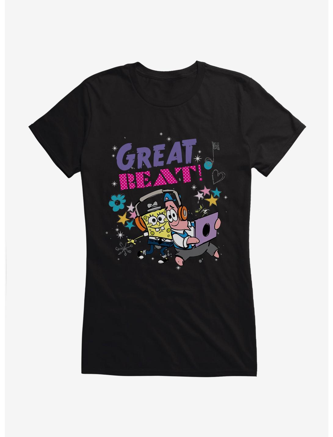 SpongeBob SquarePants Great Beat SpongeBob Patrick Girls T-Shirt, , hi-res