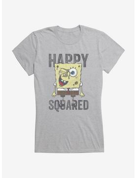 SpongeBob SquarePants Happy Squared Sponge Girls T-Shirt, , hi-res