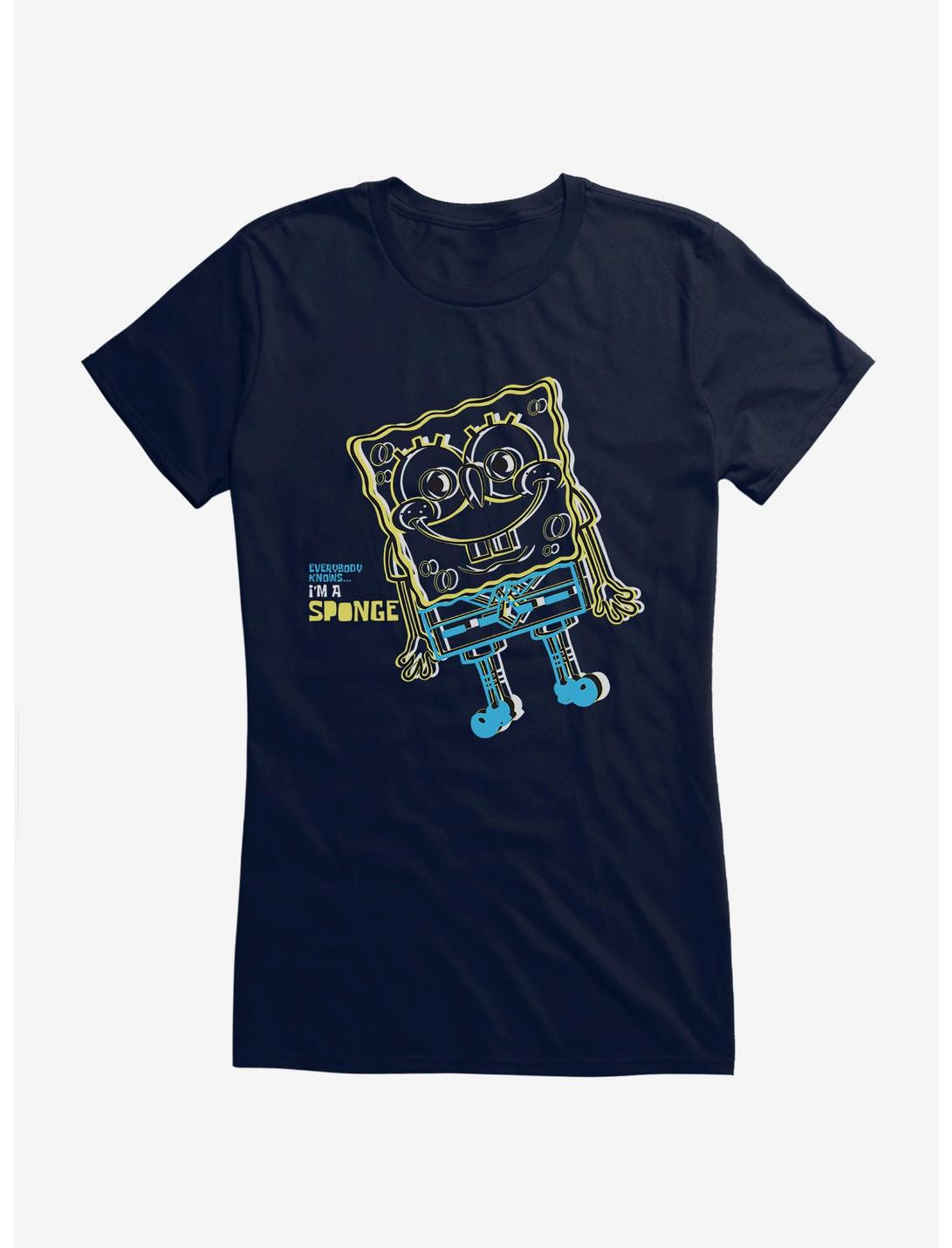 SpongeBob SquarePants I'm A Sponge Sketch Girls T-Shirt, , hi-res