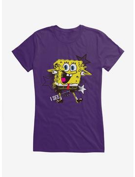 SpongeBob SquarePants I See You Stars Girls T-Shirt, , hi-res
