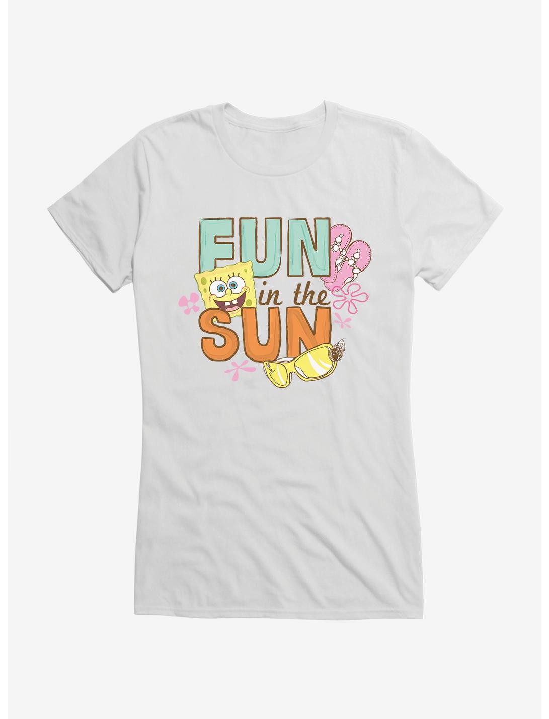 SpongeBob SquarePants Fun In The Sun Script Girls T-Shirt, , hi-res