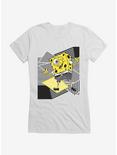 SpongeBob SquarePants Grayscale Patterns Girls T-Shirt, , hi-res