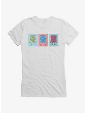 SpongeBob SquarePants Multicolor Silhouettes Girls T-Shirt, , hi-res