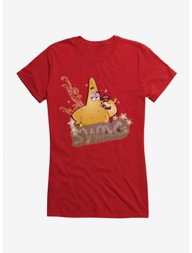 SpongeBob SquarePants Patrick Gold Swag Girls T-Shirt, , hi-res