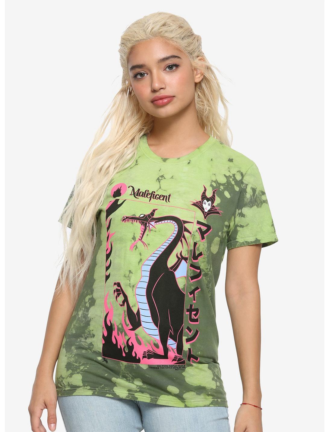 Disney Villains Maleficent Dragon Girls Tie-Dye T-Shirt, MULTI, hi-res