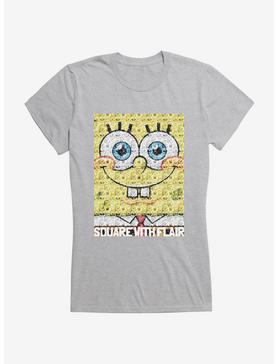 SpongeBob SquarePants Square With Flair Comp Photo Girls T-Shirt, , hi-res