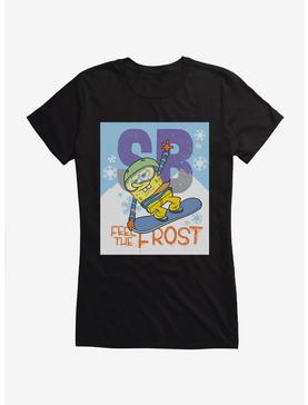 SpongeBob SquarePants Feel The Frost Snowboarding Girls T-Shirt, , hi-res