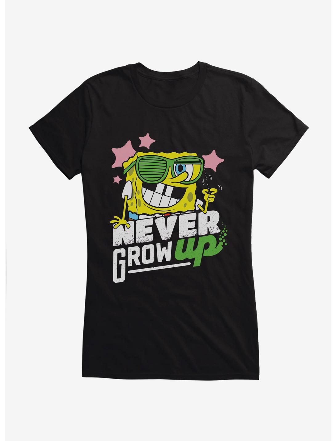 SpongeBob SquarePants Never Grow Up Girls T-Shirt, , hi-res