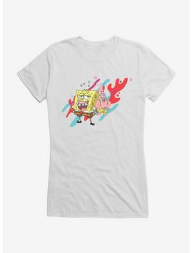 SpongeBob SquarePants Fake Teeth SpongeBob Patrick Coral Girls T-Shirt, , hi-res