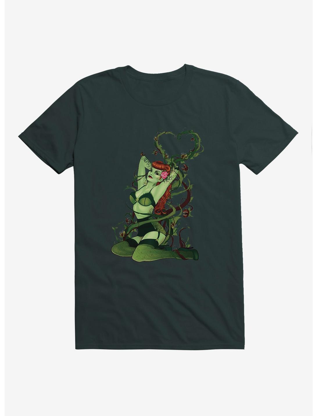 DC Comics Bombshells Poison Ivy Forest Green T-Shirt, , hi-res