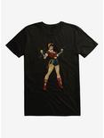 DC Comics Bombshells Wonder Woman Black T-Shirt, BLACK, hi-res