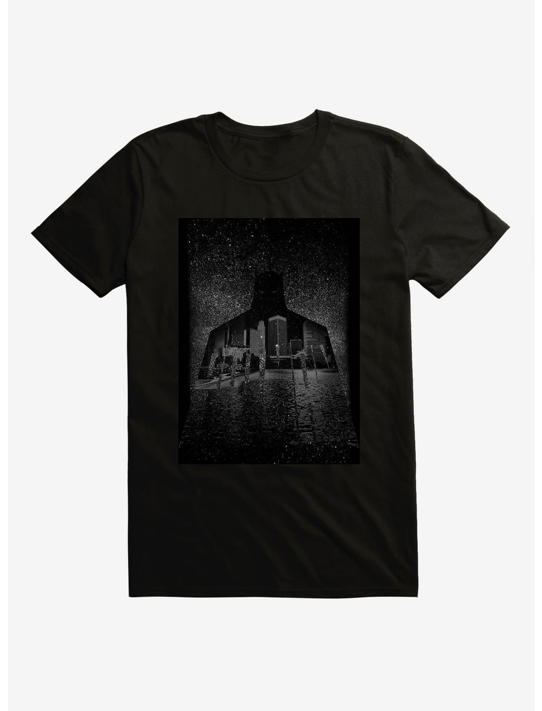 DC Comics Batman Cityscape Black T-Shirt, BLACK, hi-res