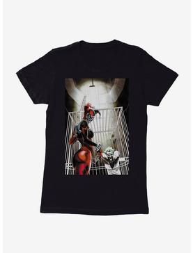 DC Comics Batman The Joker Harley Quinn Cage Womens Black T-Shirt, , hi-res