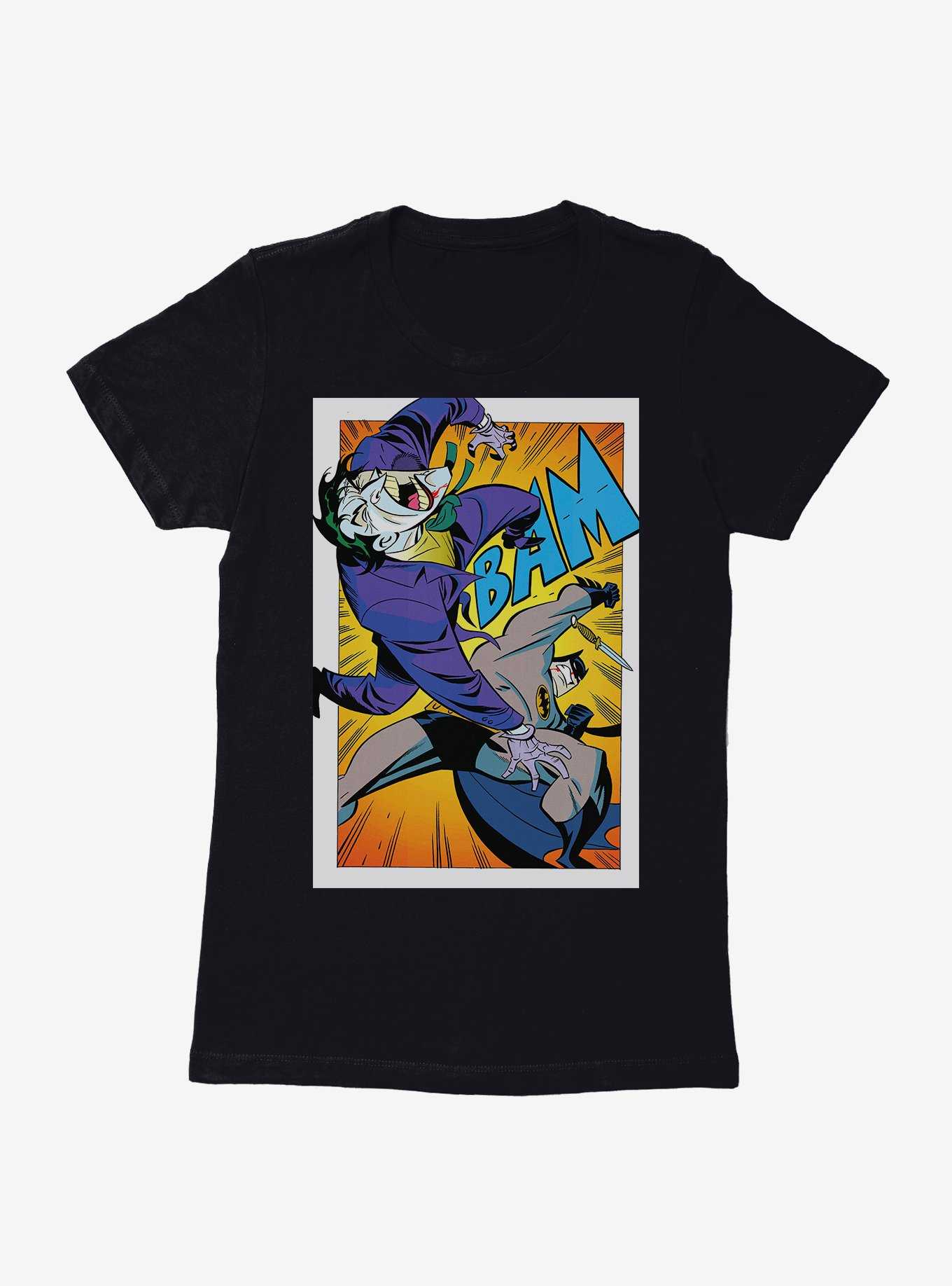 DC Comics Batman The Joker Punch Womens Black T-Shirt, , hi-res