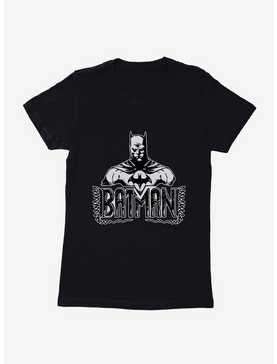 DC Comics Batman Bust Sketch Womens Black T-Shirt, , hi-res