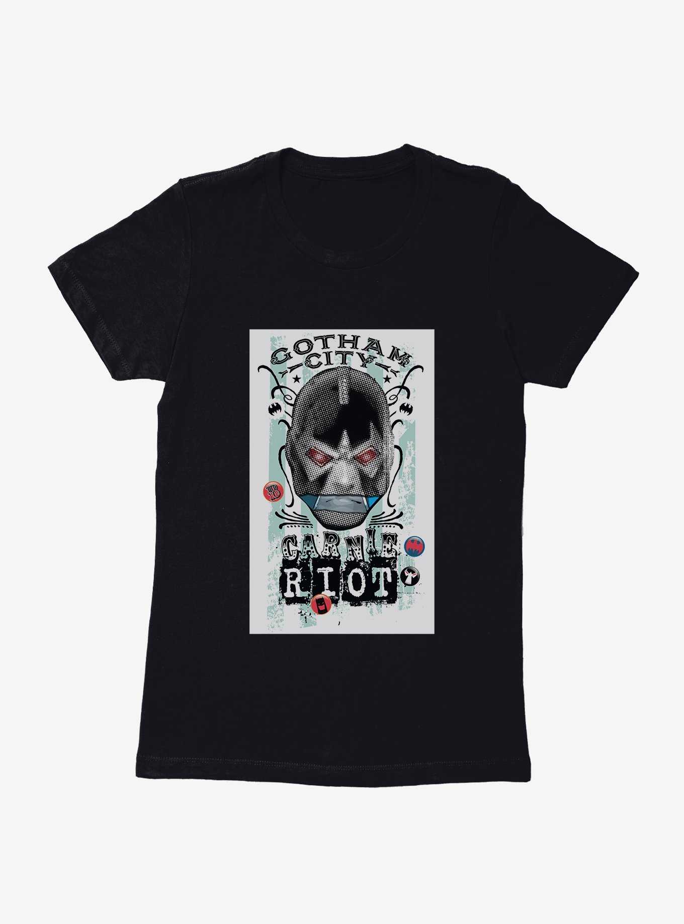 DC Comics Batman Gotham Riot Womens Black T-Shirt, , hi-res